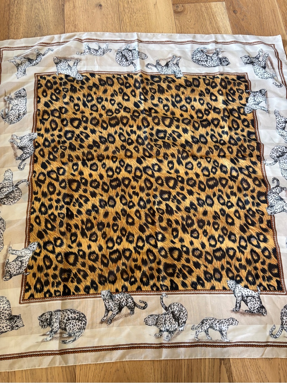 Jaclyn smith leopard print scarf or tilly
